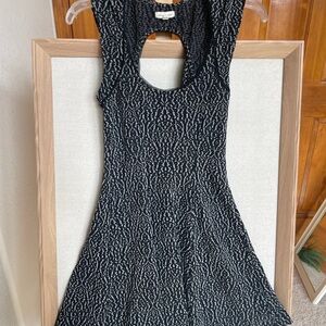 Open back silence and noise dress